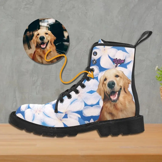 נעלי קנבס לנשים בעיצוב אישי עם תמונה - מתנה מיוחדת ליום הולדת, מתנה לאוהבי חיות