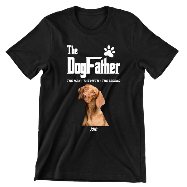 The Dog Father - חולצה מצחיקה לאוהבי כלבים, מתנה נפלאה לאוהבי כלבים, מתנה בעיצוב אישי לאוהבי כלבים